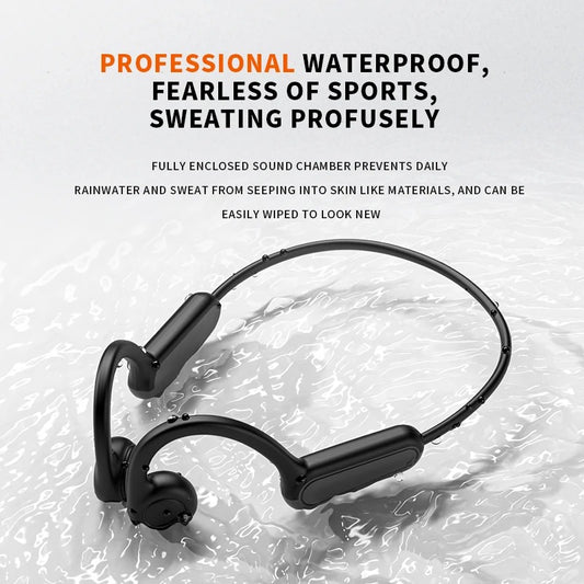 Lonmao B8 Auriculares Deportivos de Conducción Ósea Bluetooth 5.3 – Resistentes al Agua IPX5