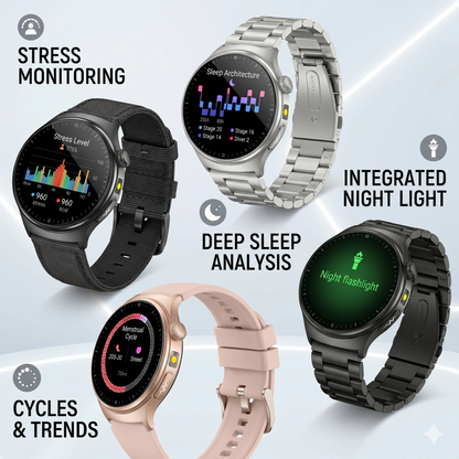 Smartwatch Vital Pro Max – ECG, Presión y Composición Corporal
