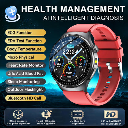 Smartwatch Vital Pro Max – ECG, Presión y Composición Corporal