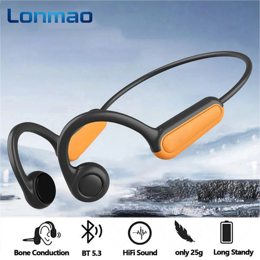 Lonmao B8 Auriculares Deportivos de Conducción Ósea Bluetooth 5.3 – Resistentes al Agua IPX5